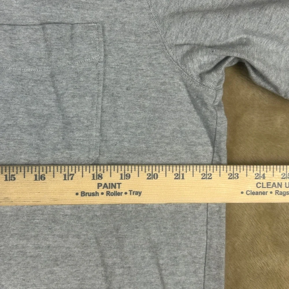 COVA Mens XL Gray Cotton Short Sleeve Pocket Polo‎ Shirt Heathered Casual
